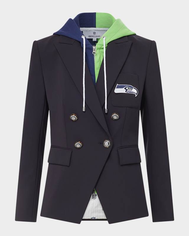 Veronica Beard x NFL Dickey Jacket, Seattle Seahawks